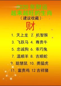 十二生肖财运旺排行：龙鼠猪虎猴聚财智慧揭秘