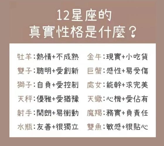 三大星座性格揭秘：温和外表下的深邃内心