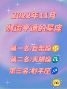 11月星座运势：事业转运，财运亨通，爱情新机遇