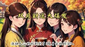 秋冬星运：四星座爱情财富盛宴来袭！