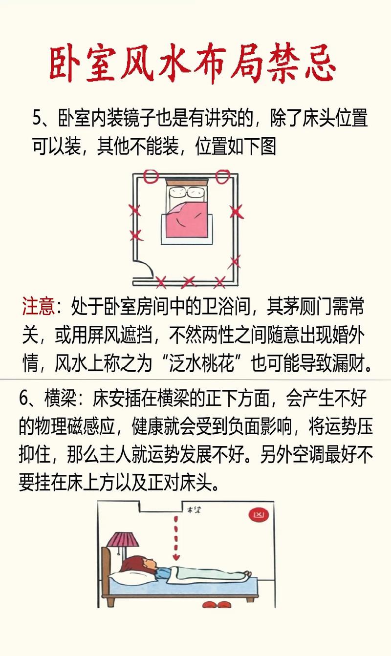 卧室风水布置禁忌与建议