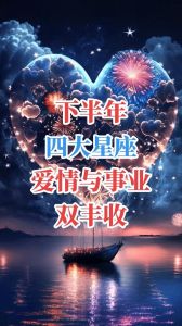 11月26日四大星座事业爱情双丰收！