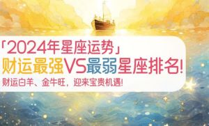 2024星座运势：抓住机遇，财富事业双丰收！