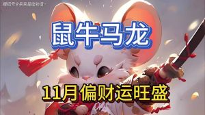 2024生肖运势：鼠羊马龙大吉，事业财运双丰收