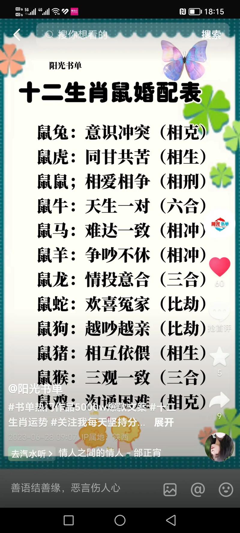 11月生肖好运：鼠牛虎兔寻爱情，幸福降临！