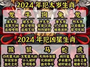 2024生肖运势解析：锦鲤鼠龙兔猴机遇与好运