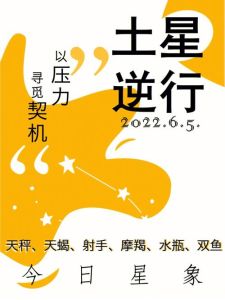 土星逆行结束：十二星座如何迎接新机遇与成长