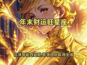 11月中旬四大星座财运亨通，把握机遇迎幸福！
