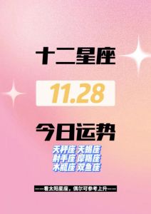 11月28日后，四大星座财运高峰指南