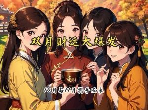 11月23日：四大星座财运飙升，财富盛宴开启！