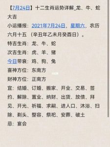 属相运势解析：健康财富桃花指南