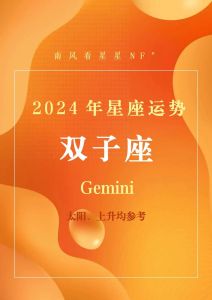 2024年11月双子座婚姻运势：关键变化与爱情启示