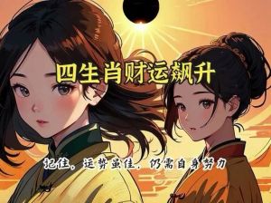 20天内四大生肖运势飙升：事业财运双丰收！