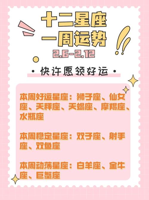 本周运势爆表：白羊巨蟹天秤射手四大星座好运来！