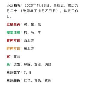 11月12日生肖运势：拓展与谨慎之道