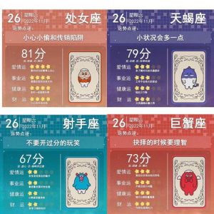 11月26日四大星座运势大爆发：爱情事业双丰收！