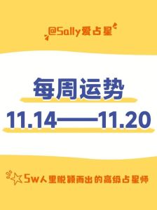 11月20日起，狮子天秤射手双鱼运势大爆发！