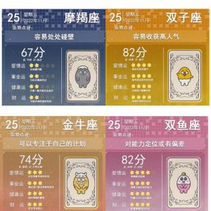 11月25日四大星座运势飙升：情感事业双丰收！