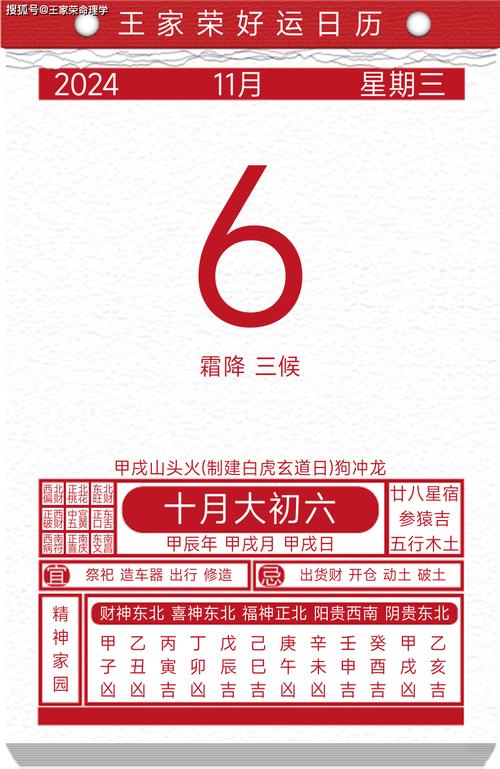 2024年11月吉日运势：虎马猴等生肖好运来