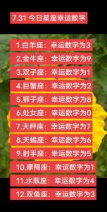 今日星座运势：白羊金牛双子旺，巨蟹天蝎需谨慎
