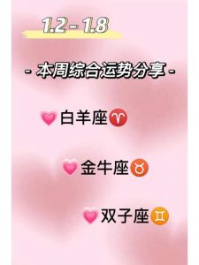 新年运势大爆发：白羊金牛双子狮子四星座事业爱情双丰收