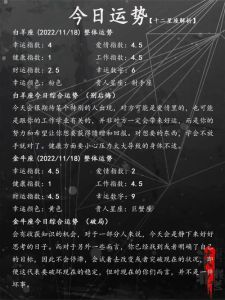 星座今日塔罗：情感运势解析及平衡之道
