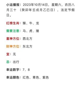 11月14日好运生肖排行：龙猴狗运势佳，掌握命运，科学生活！