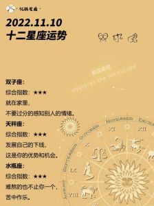 11月14日十二星座运势详解：抓住机遇，享受生活