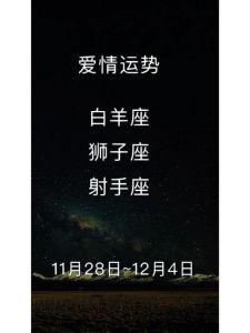 12月星座爱情运势：升温高峰，寻找心灵伴侣！