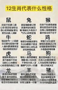 十二生肖命运解析：爱情财富与成功之道