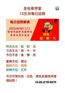 今日十二生肖运势指南