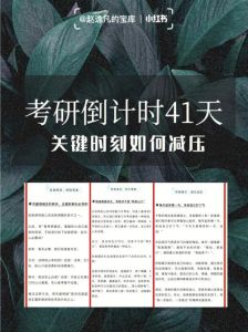 考研冲刺心理调适攻略：应对压力，高效学习