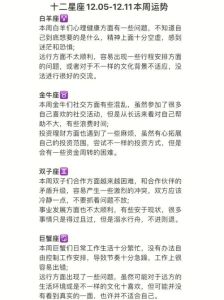 本周综合运势详解：工作财运起伏，爱情健康需注意