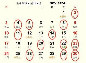 2024年11月18日吉日运势：黄道吉日宝宝八字生肖运势详解