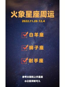 11月18日星座运势：财运旺，事业吉，揭秘12星座好运日！