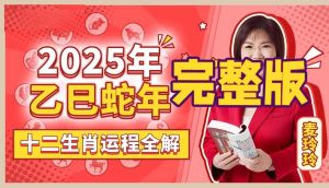 2025年生肖运势：马狗猪转折点，财运健康攻略
