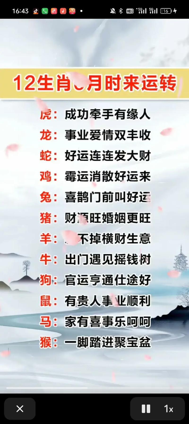 12月生肖运势：鼠牛虎好运频发，事业爱情双丰收！