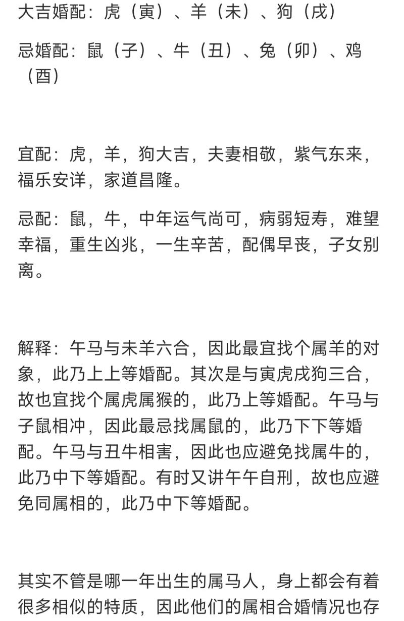 属马特质：力量与机遇的驾驭者