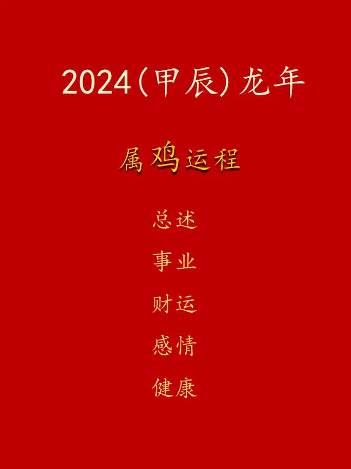 2024生肖运势：龙鸡机遇，鼠羊虎稳步，挑战与成功并存