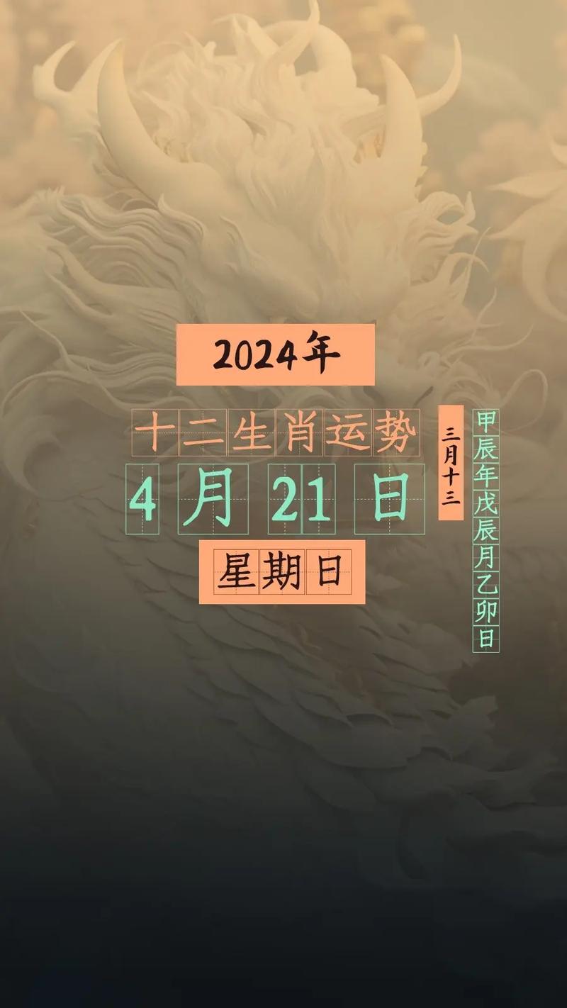 2024年生肖运势：鼠龙马狗桃花旺，事业顺！