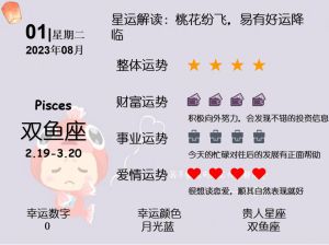 星座运势分析：白羊双鱼运势详解，部分星座需注意人际关系