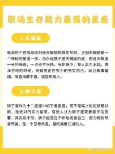 星座职场攻略：发挥优势，克服弱点