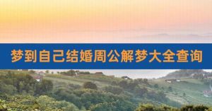 周公解梦：婚礼梦境揭秘与生活启示