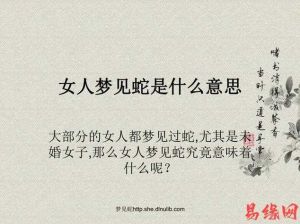 蛇梦解析：象征意义与心理解读