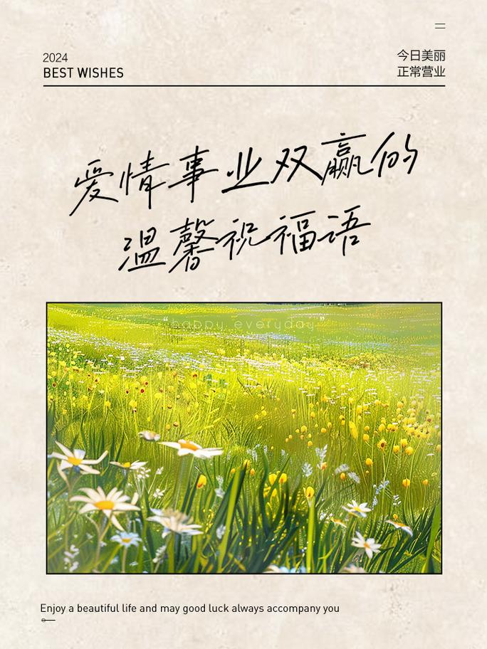 今日运势：事业爱情两得意，理财健康记心间