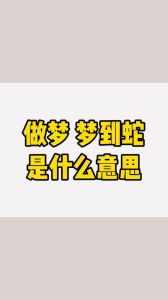 女人梦到蛇追解析：心理压力与命运掌控