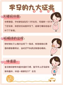 揭秘早孕反应：准妈妈喜悦与挑战之旅