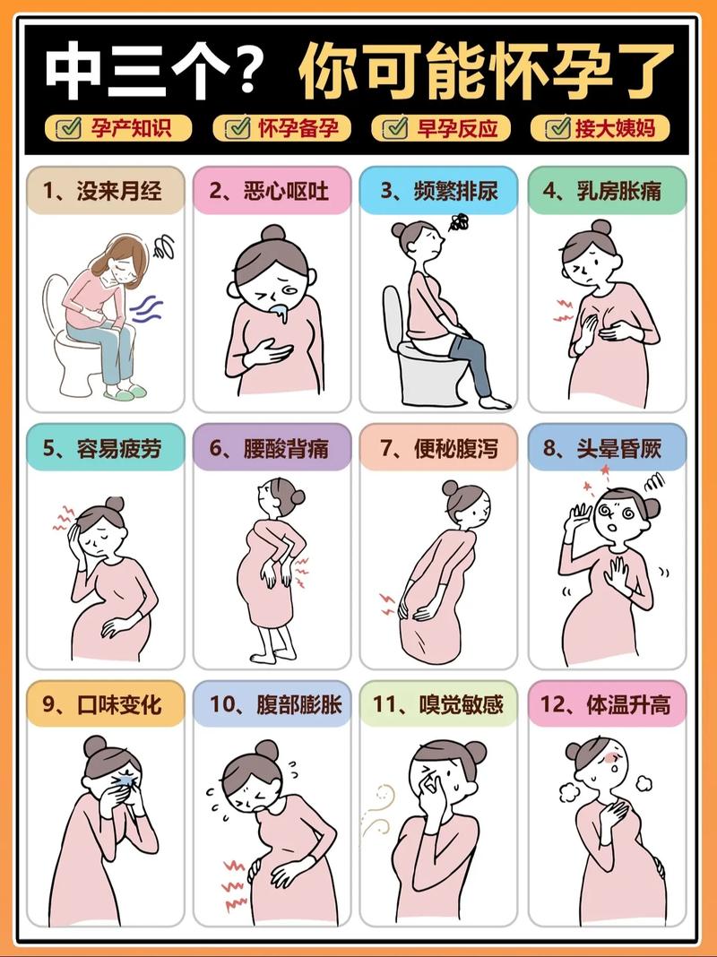 怀孕初期信号揭秘：孕早期身体变化与喜悦时刻