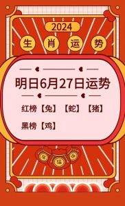 12月6日生肖运势：调整心态，应对挑战！