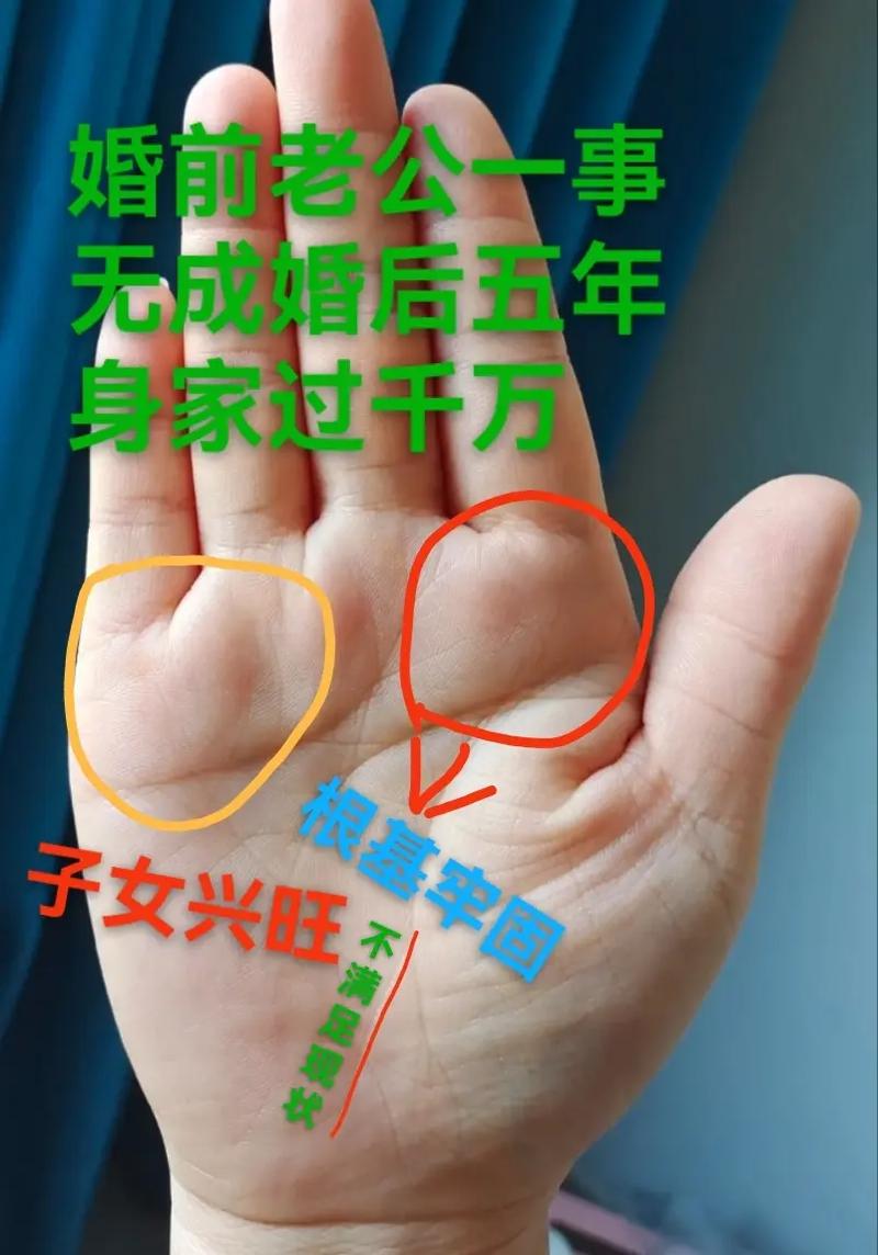 手相术揭秘：三才得配，27岁女性旺夫富贵手相